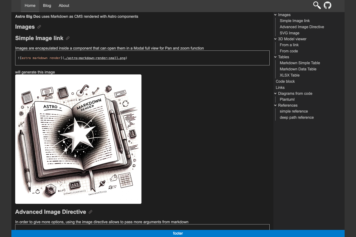 Screenshot of Astro Big Doc