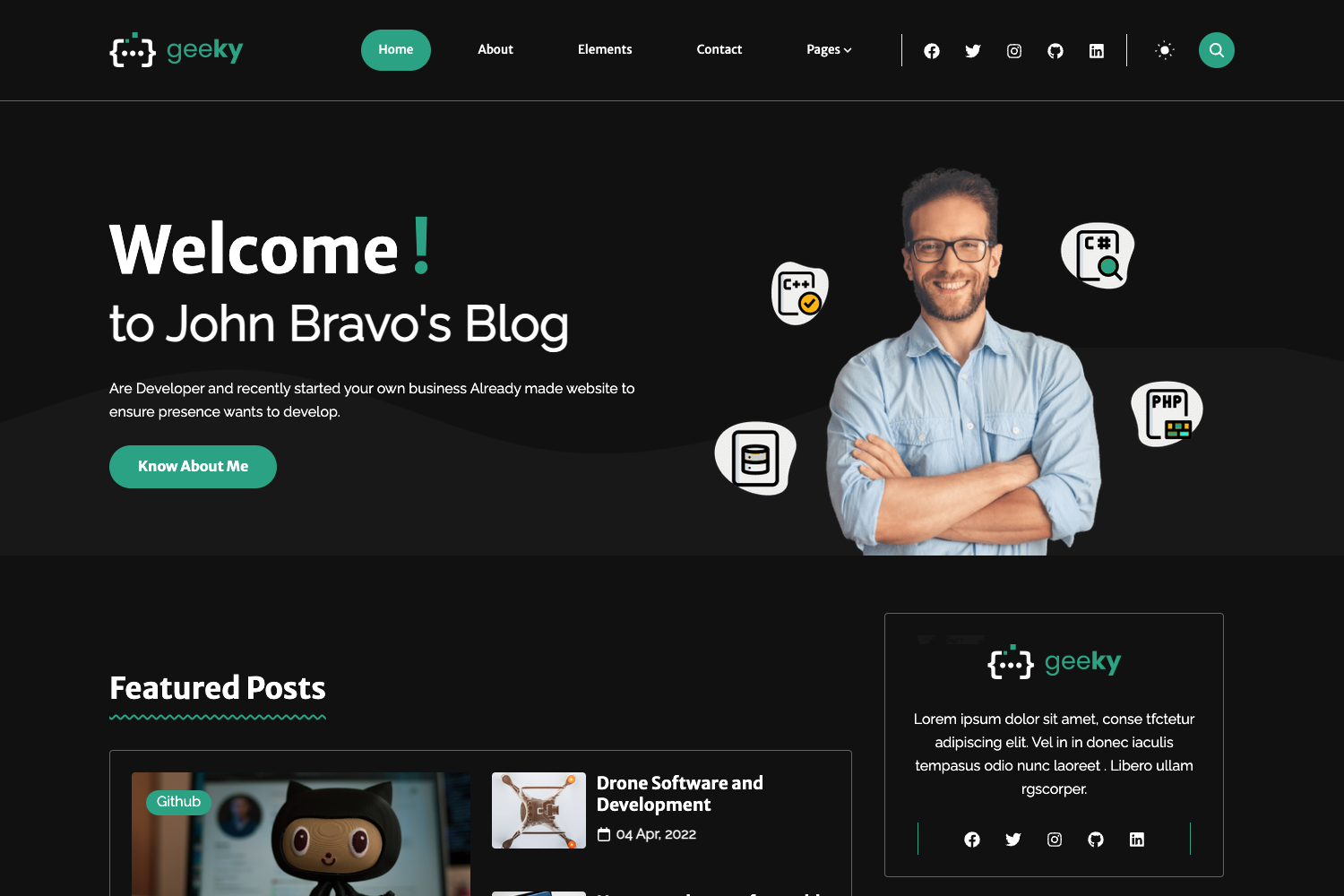 Screenshot of Geeky Astro