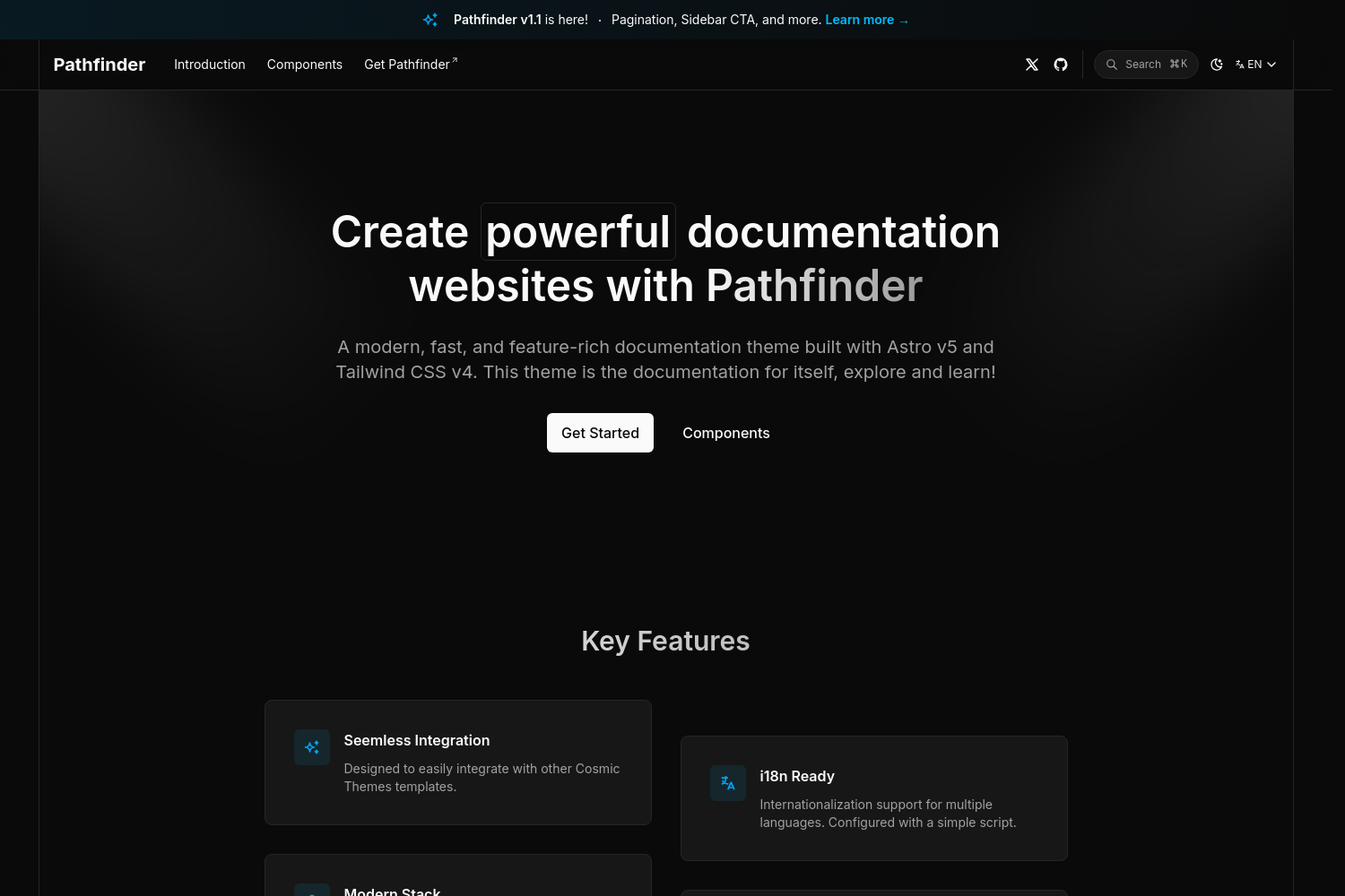 Screenshot of Pathfinder