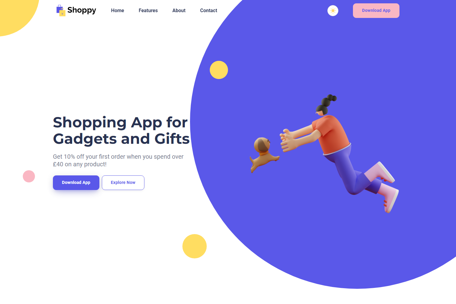 Screenshot of Shoppy