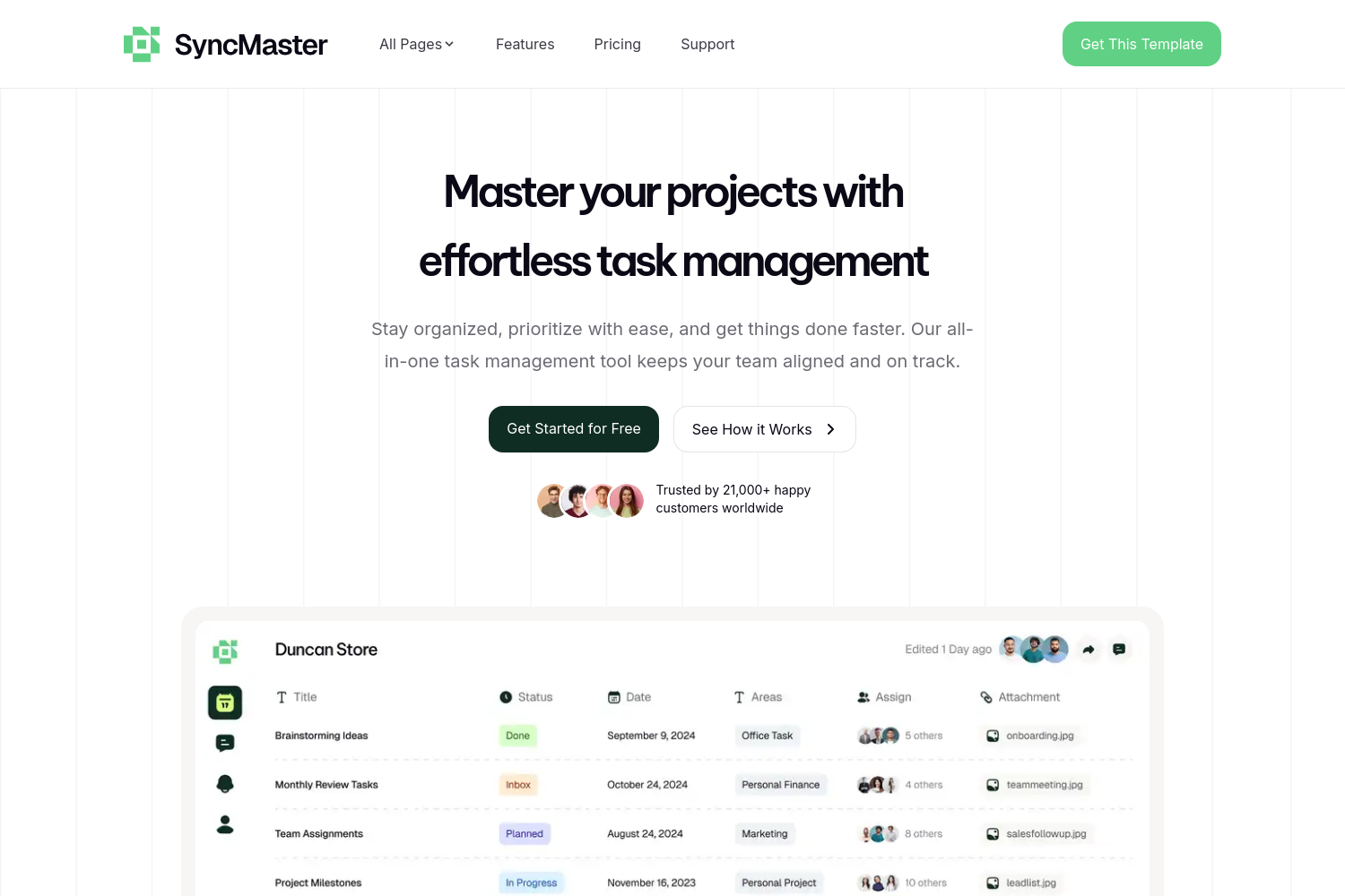 Screenshot of SyncMaster Astro