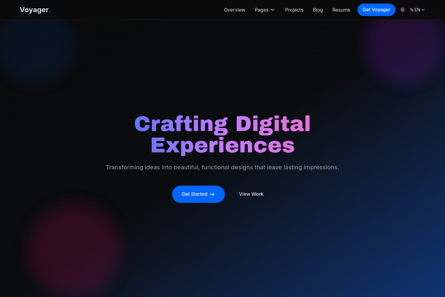 Screenshot of Voyager