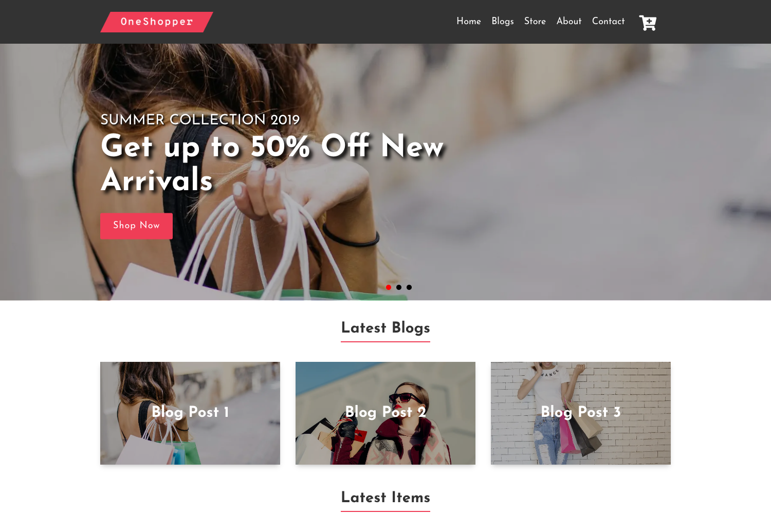 Screenshot of OneShopper