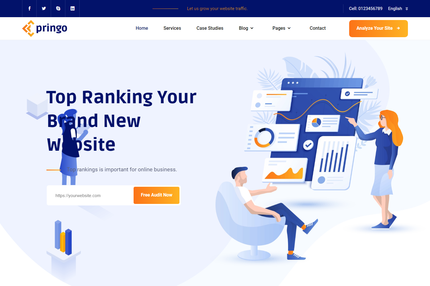 Screenshot of Pringo