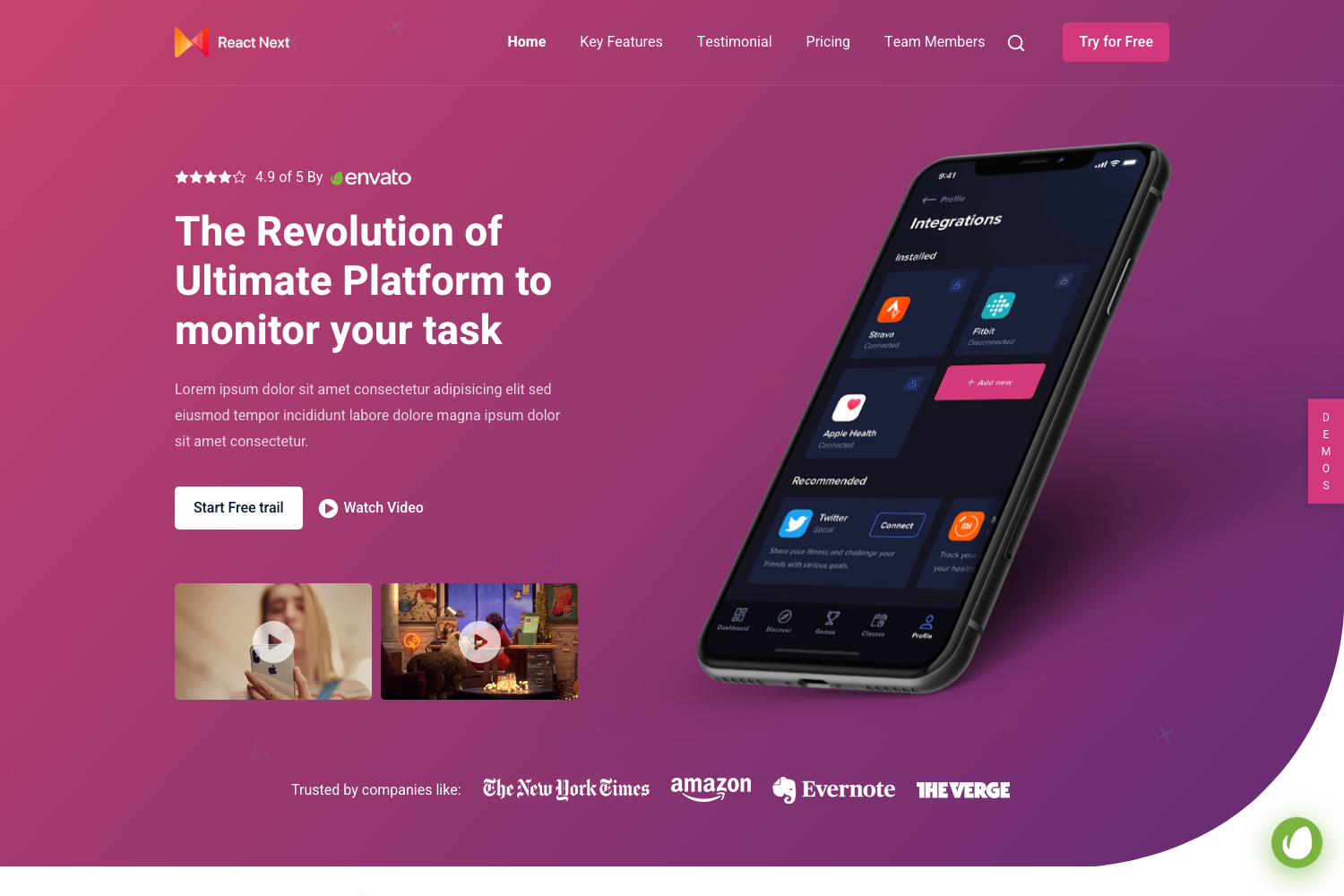 Screenshot of Super Props Gatsby