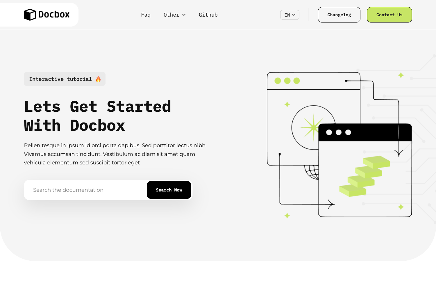 Screenshot of Docbox Tailwind