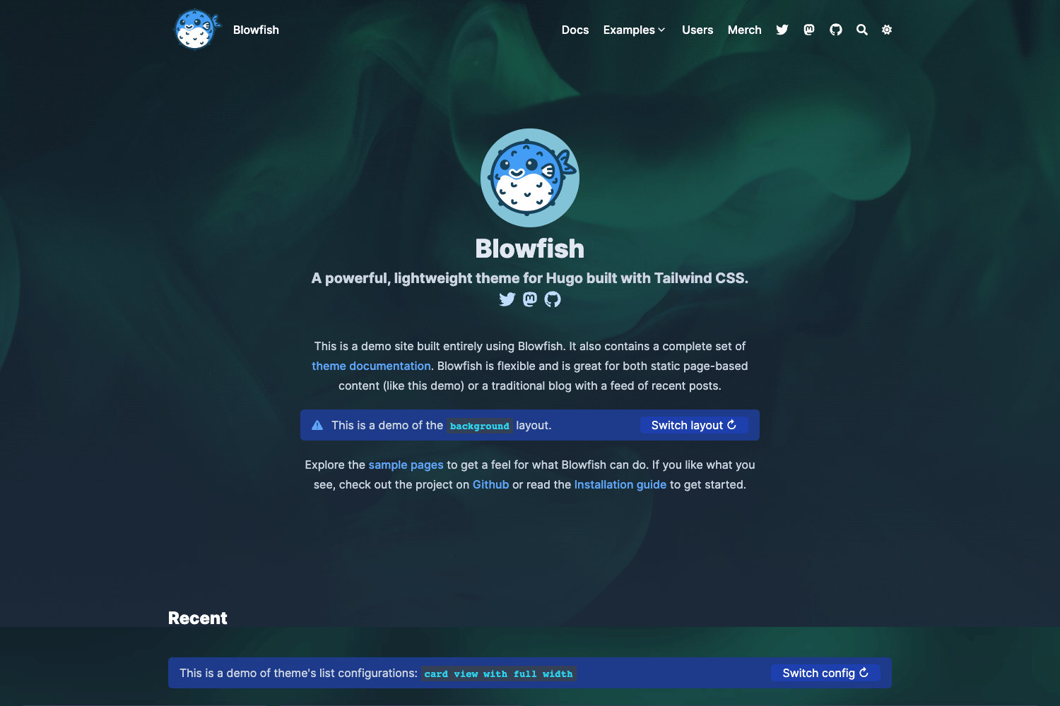Screenshot of Blowfish
