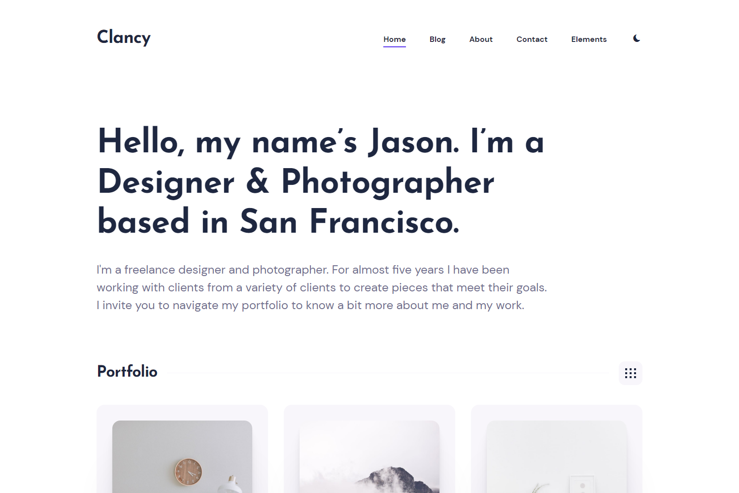 Screenshot of Clancy