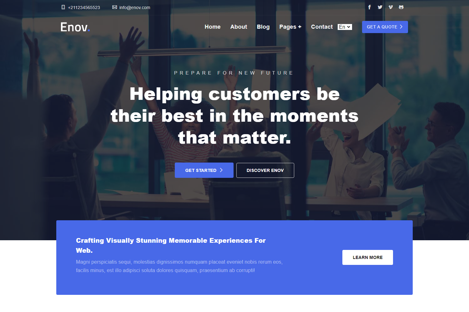 Screenshot of Enov Hugo