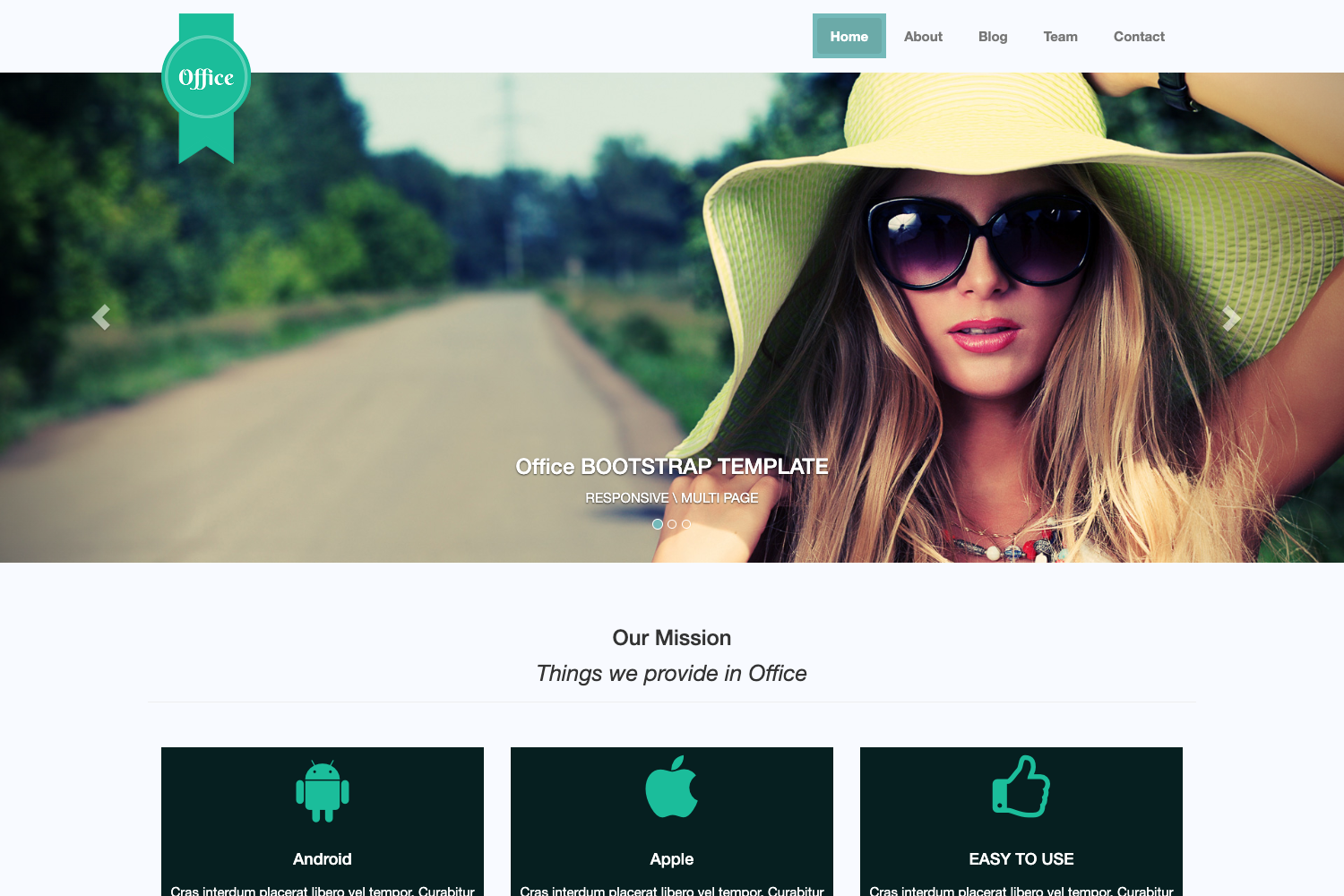 Screenshot of Business Jekyll Theme