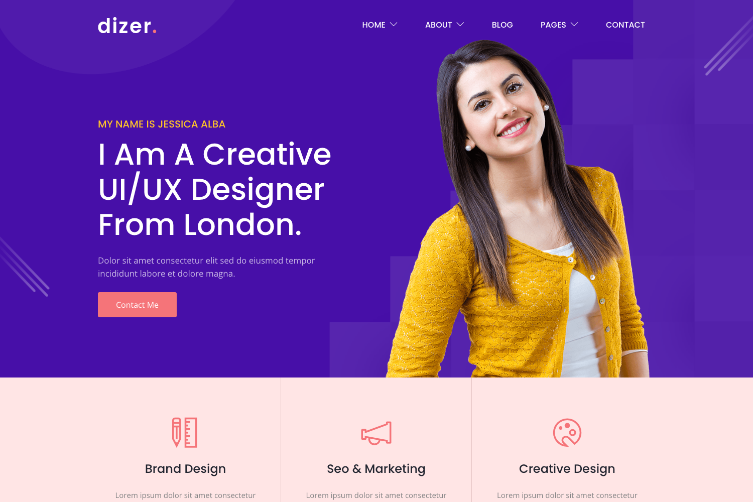 Screenshot of Dizer Jekyll
