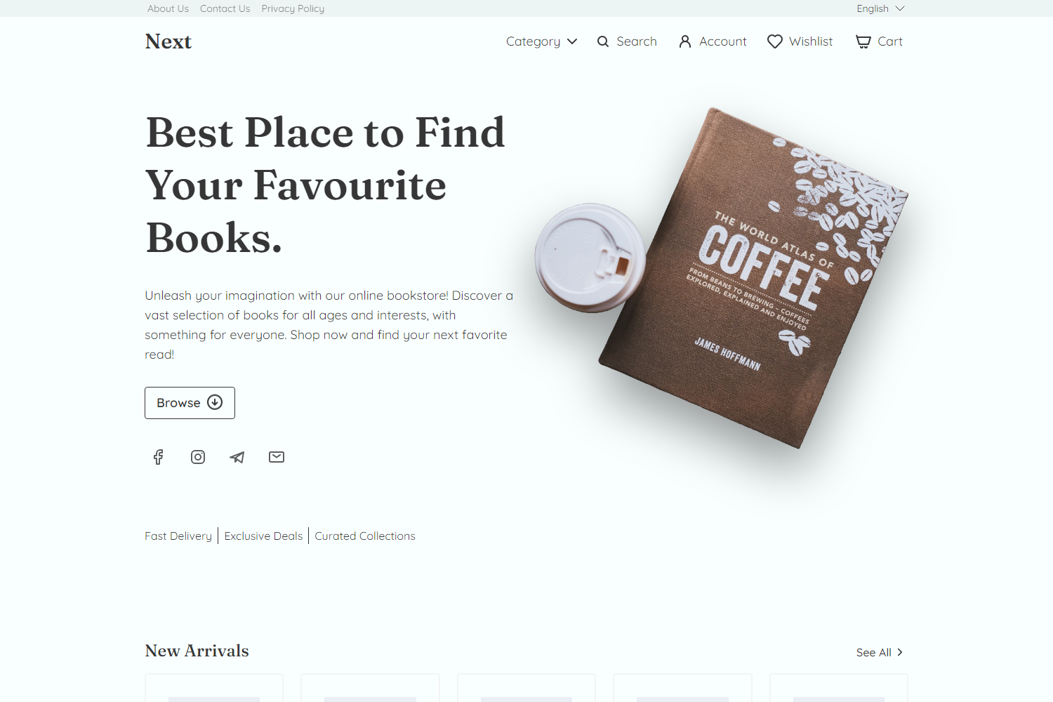 Screenshot of Bookstore