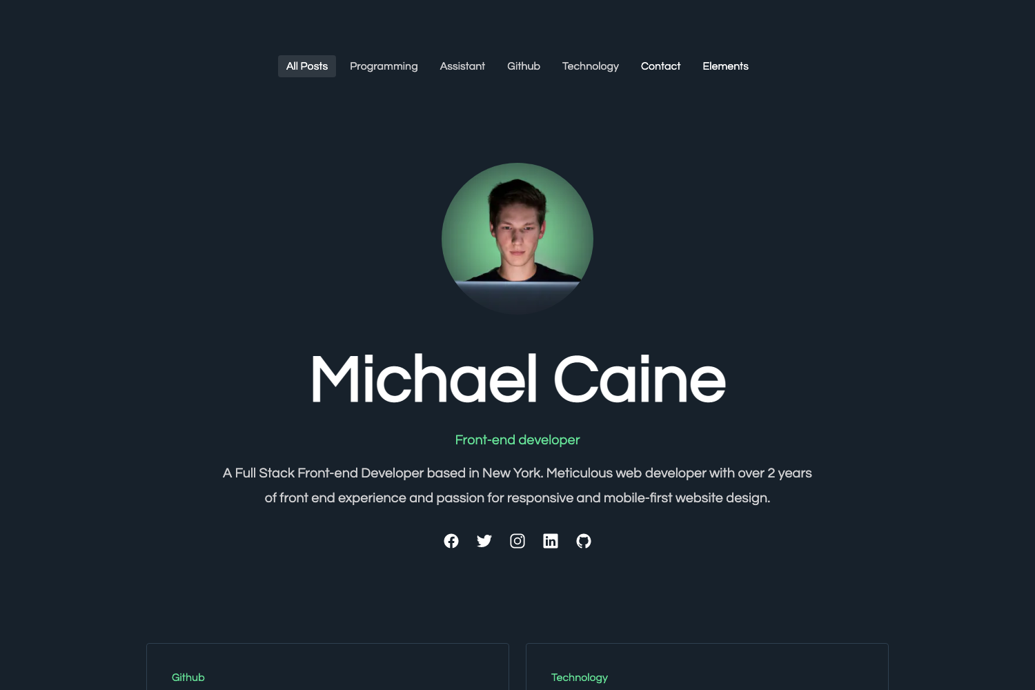 Screenshot of Hydrogen Nextjs