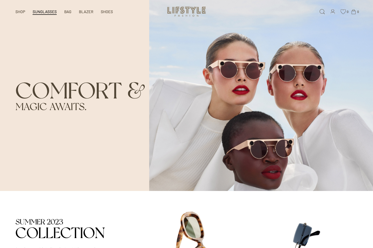 Screenshot of Lifestyle - Ecommerce website Next.js Template