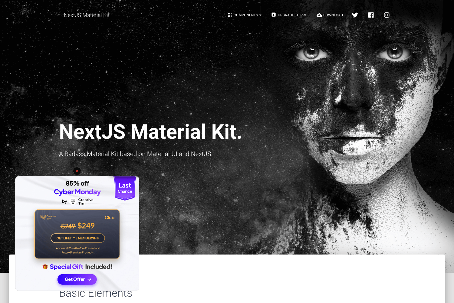 Nextjs Material Kit