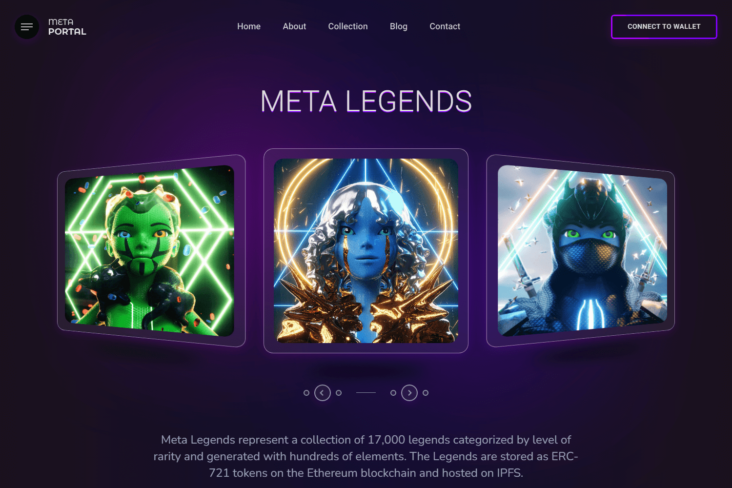 Screenshot of Meta Portal