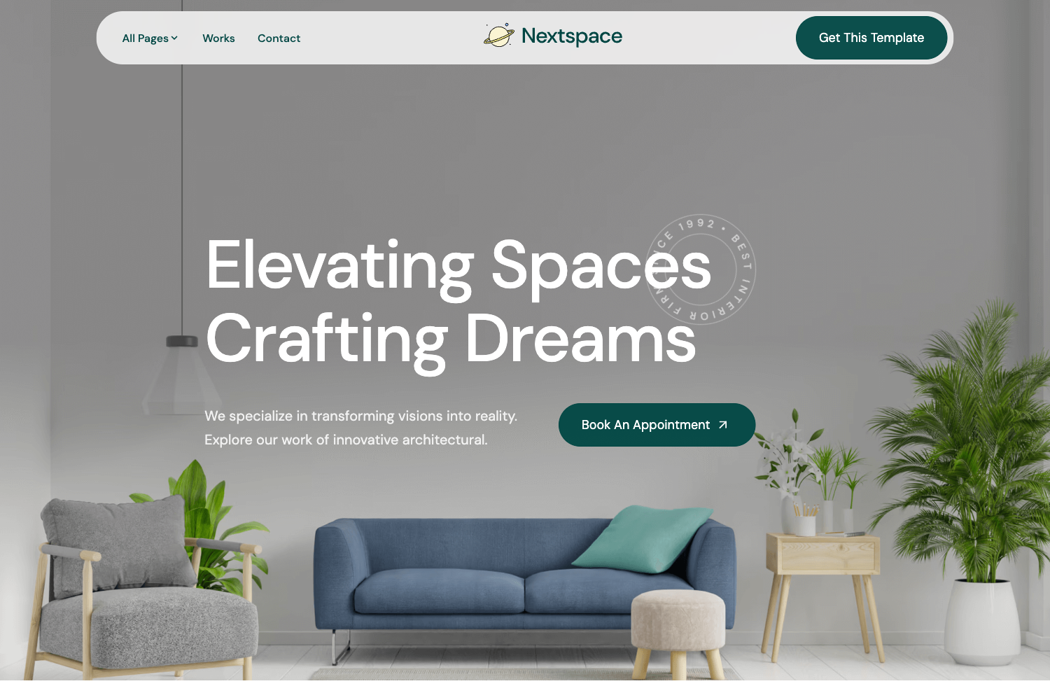 Screenshot of Nextspace Nextjs