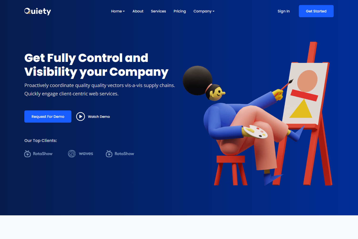 Screenshot of Quiety