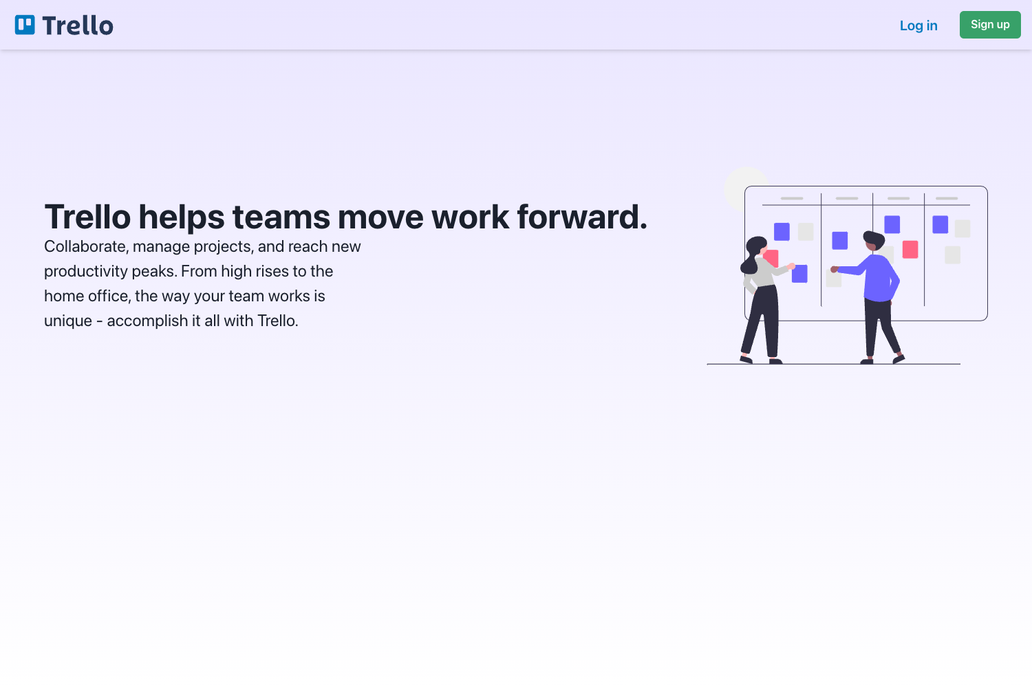 Screenshot of Trello Clone