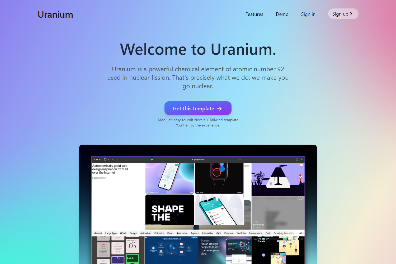 Screenshot of Uranium