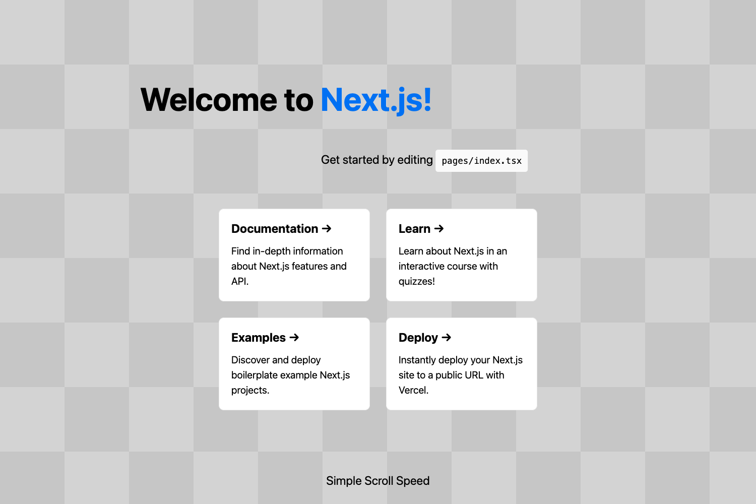 Screenshot of Nextjs With Locomotive Scroll Example