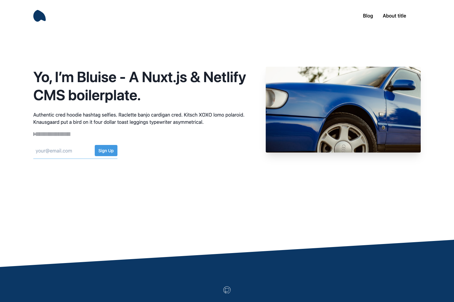 Screenshot of Bluise