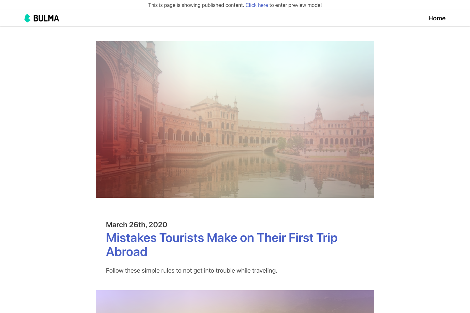 Screenshot of Nuxtjs Demo