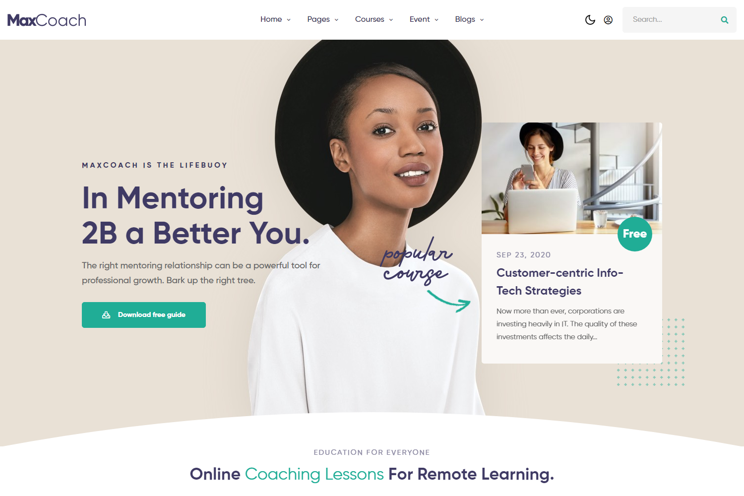 Screenshot of Maxcoach