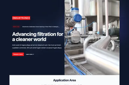 Screenshot of Industronix