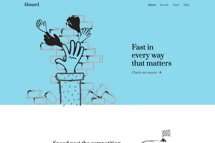 Screenshot of Gatsby Absurd