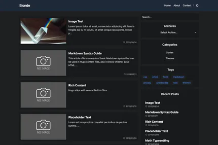 Screenshot of Blonde