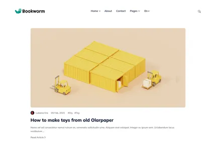 Screenshot of Bookworm Light Hugo