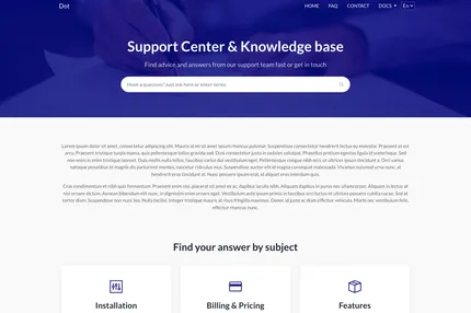 Screenshot of Dot Hugo