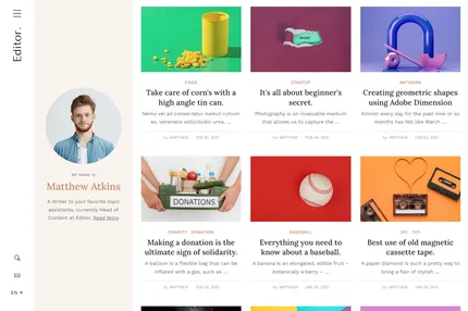 Screenshot of Editor Hugo