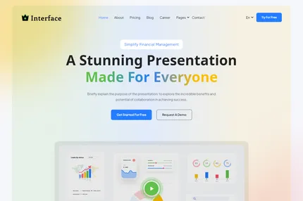 Screenshot of Interface Hugo