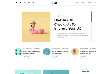 Screenshot of Liva Hugo