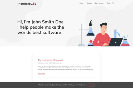 Screenshot of Northendlab Light