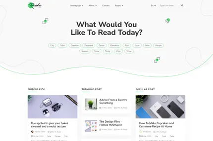 Screenshot of Reader Hugo