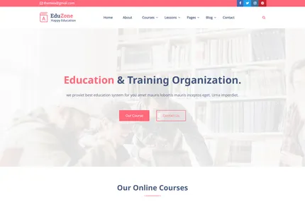 Screenshot of Eduzone