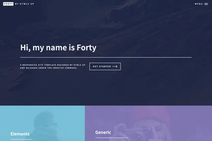 Screenshot of Forty