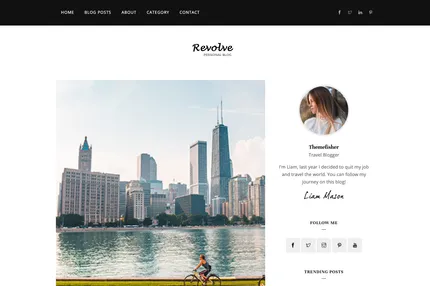 Screenshot of Revolve Jekyll