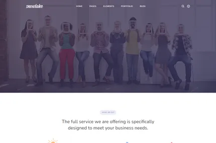 Screenshot of Snowlake