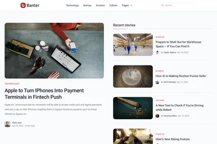 Screenshot of Banter