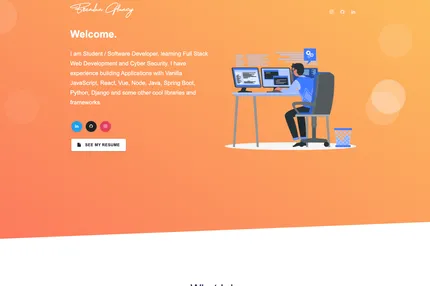 Screenshot of Brendan Glancy