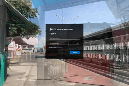 Screenshot of Bus Alley Rfid System
