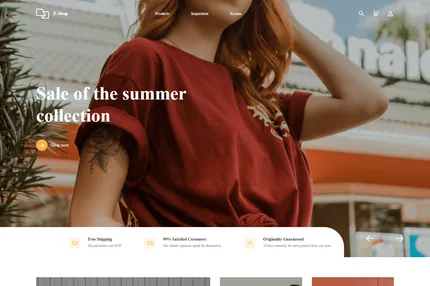 Screenshot of Next Ecommerce