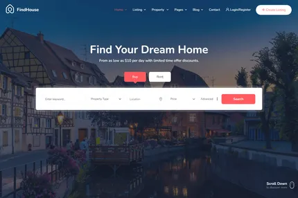 Screenshot of Find House