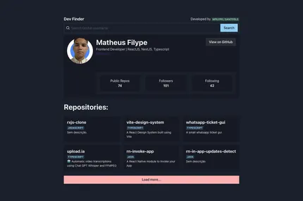 Github Finder