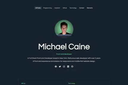 Screenshot of Hydrogen Nextjs