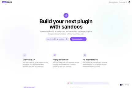 Screenshot of Sandocs